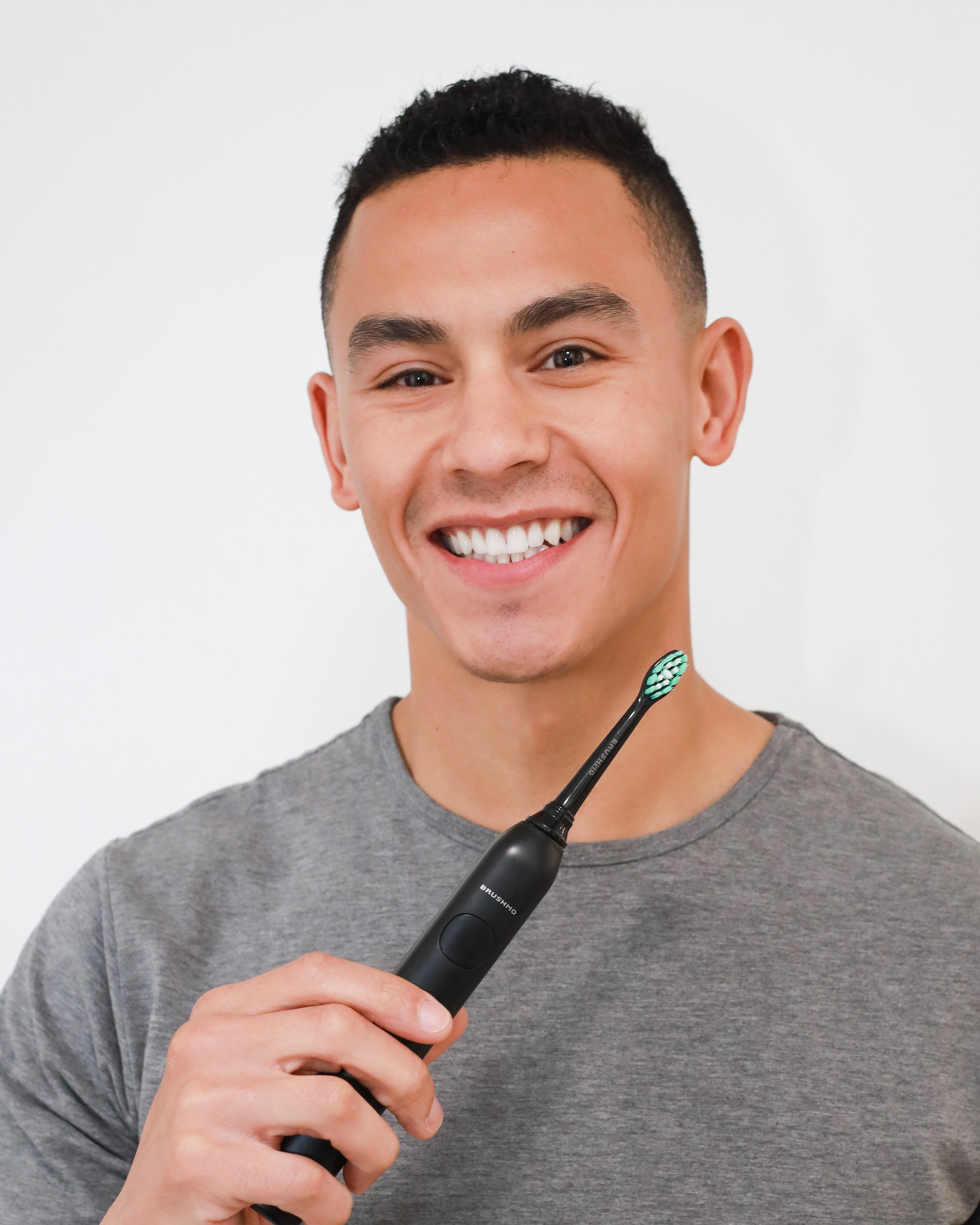 Plaque Control Replacement Toothbrush Heads Compatible with Philips Sonicare - 8 Pack, Black
