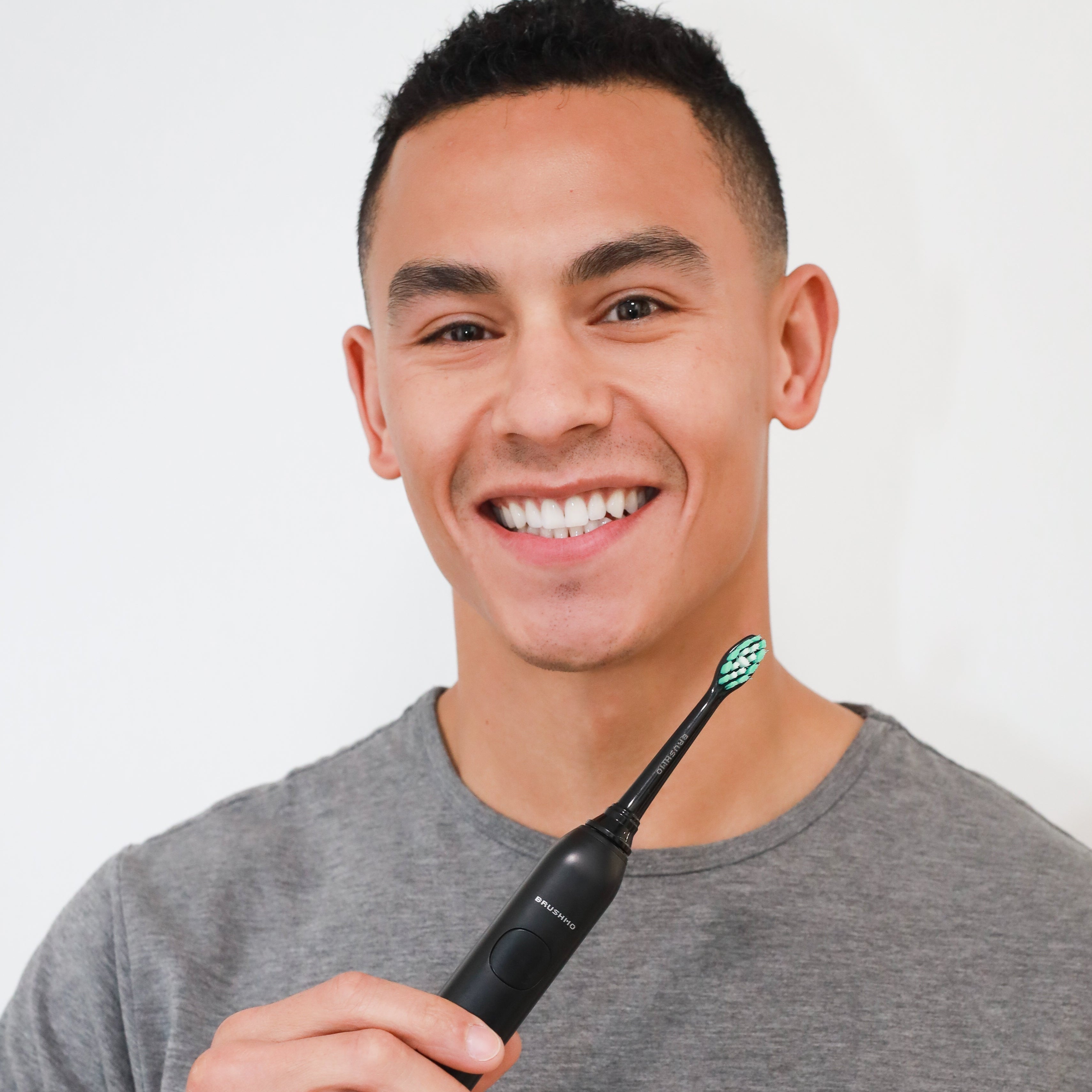 Plaque Control Replacement Toothbrush Heads Compatible with Philips Sonicare - 8 Pack, Black