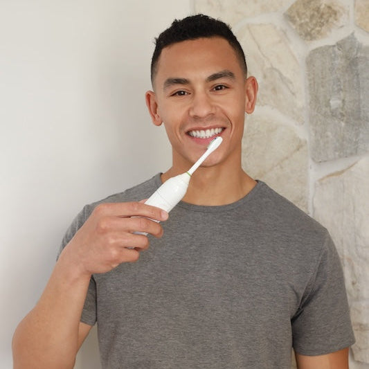 Brushmo e-Series Electric Sonic Toothbrush - Screw-On, White