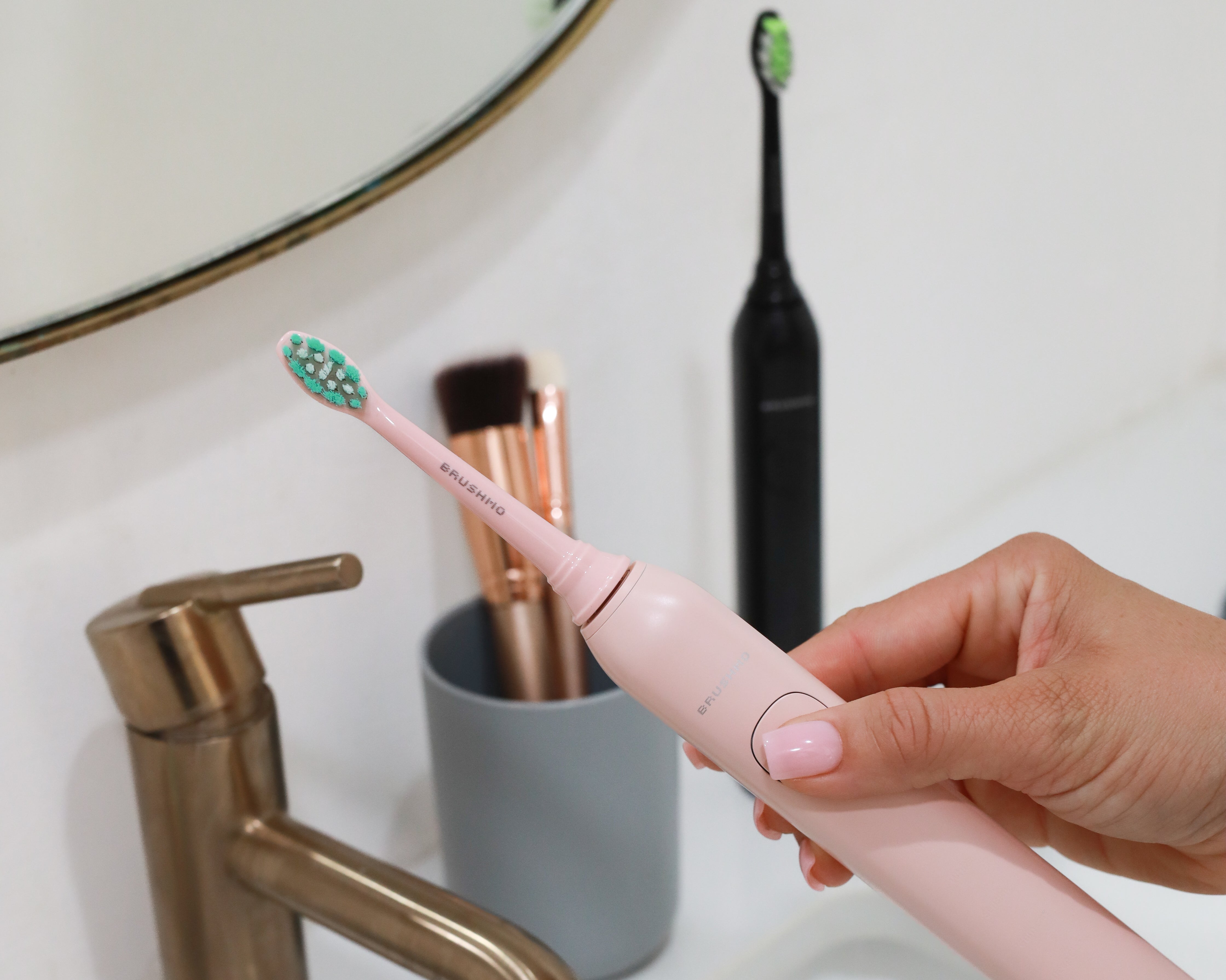 Brushmo Super Sonic Electric Toothbrush - Nova Pink