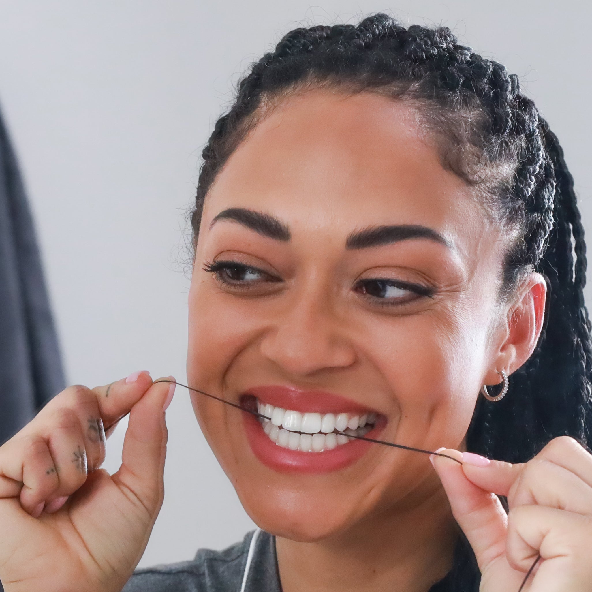 Brushmo Black Floss (BBFloss) Expanding Woven Dental Floss AIR – 55YD, 1 Pack