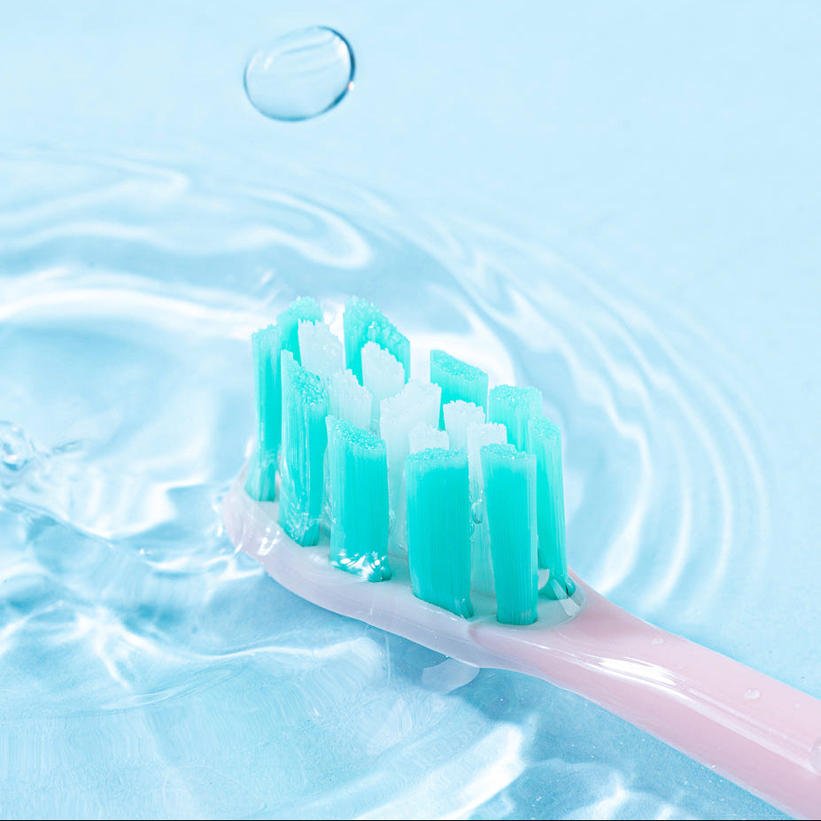 Plaque Control Replacement Toothbrush Heads Compatible with Philips Sonicare - 8 Pack, Pink