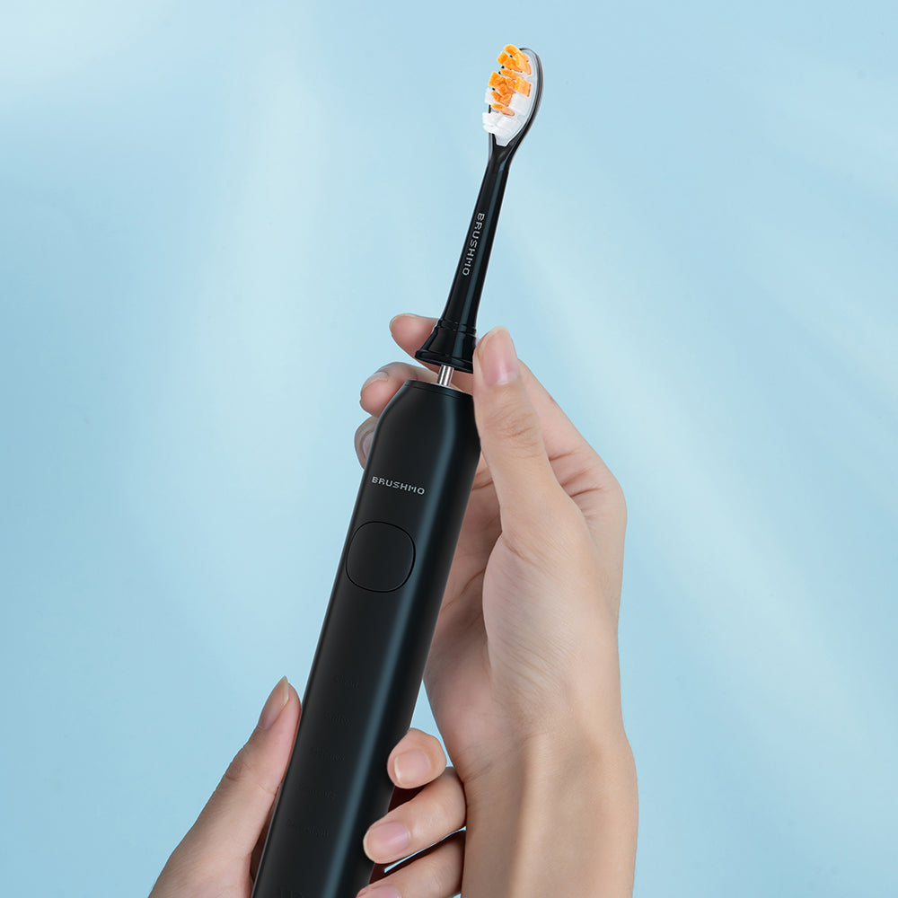 Replacement Toothbrush Heads Compatible with Philips Sonicare- All-in-One (4 Pack), Black