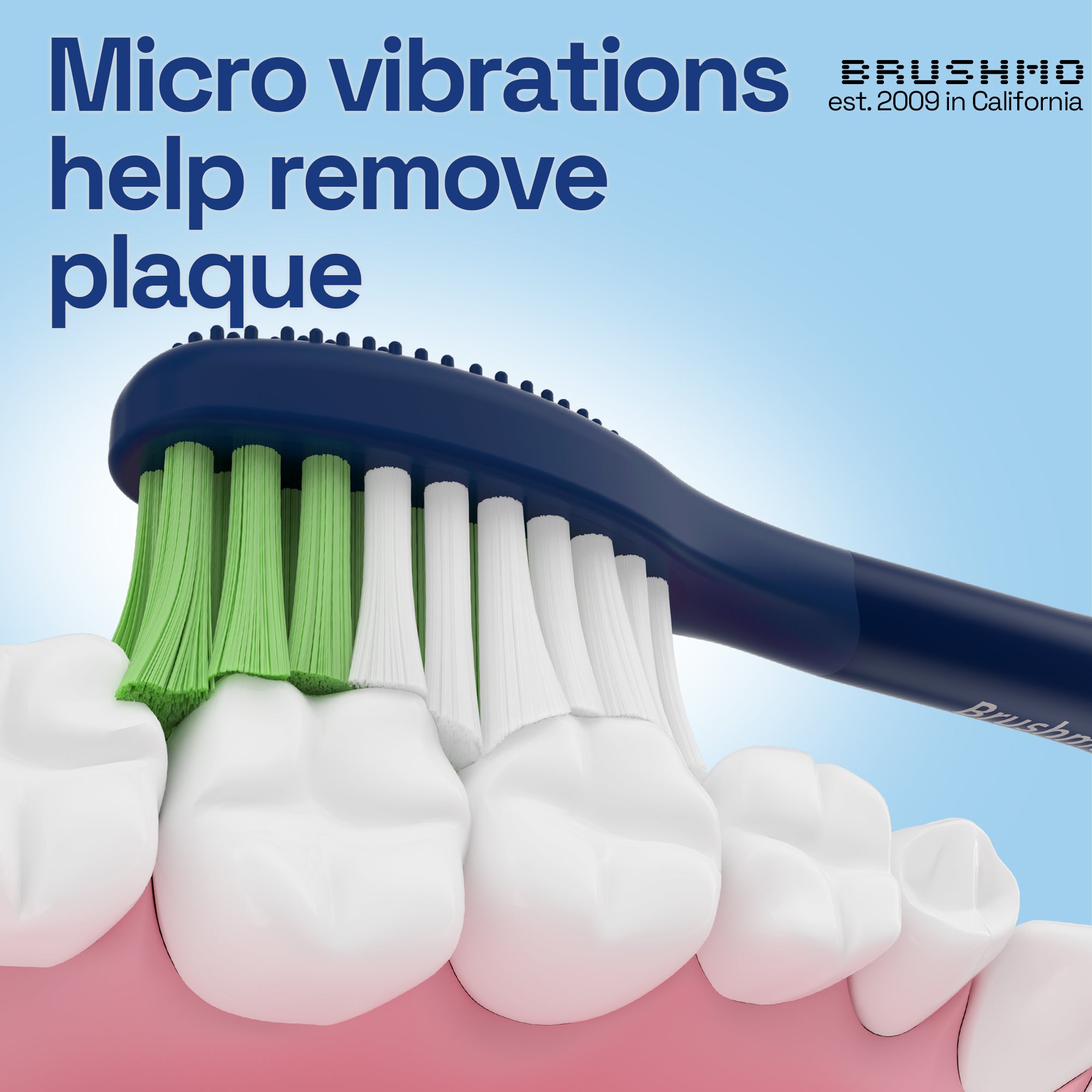 Replacement Toothbrush Heads Compatible with Philips Sonicare One - 4 Pack, Midnight Navy Blue