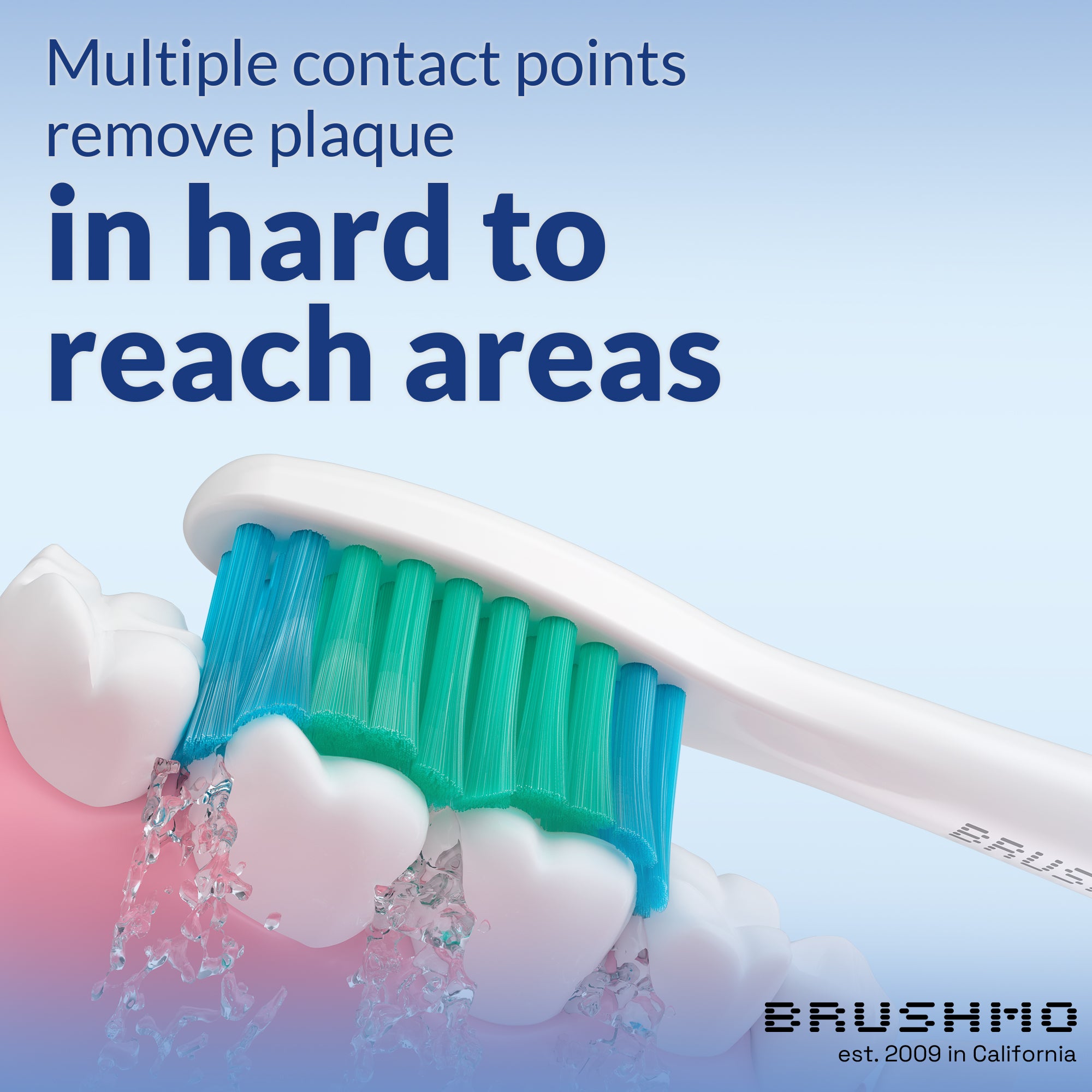 Total Clean Replacement Toothbrush Heads Compatible with Philips Sonicare Electric Toothbrush - 8 Pack, White