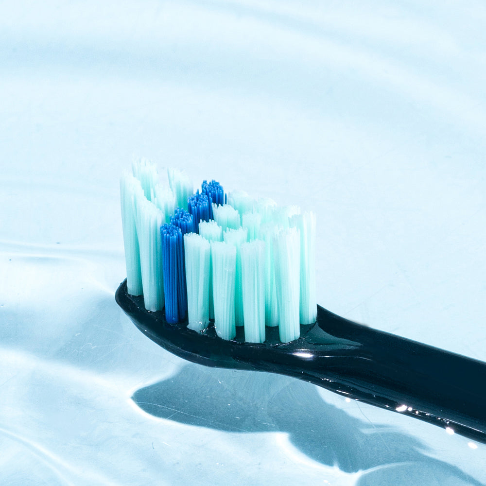 Replacement Toothbrush Heads Compatible with Philips Sonicare- Total Clean (8 Pack), Compact, Black