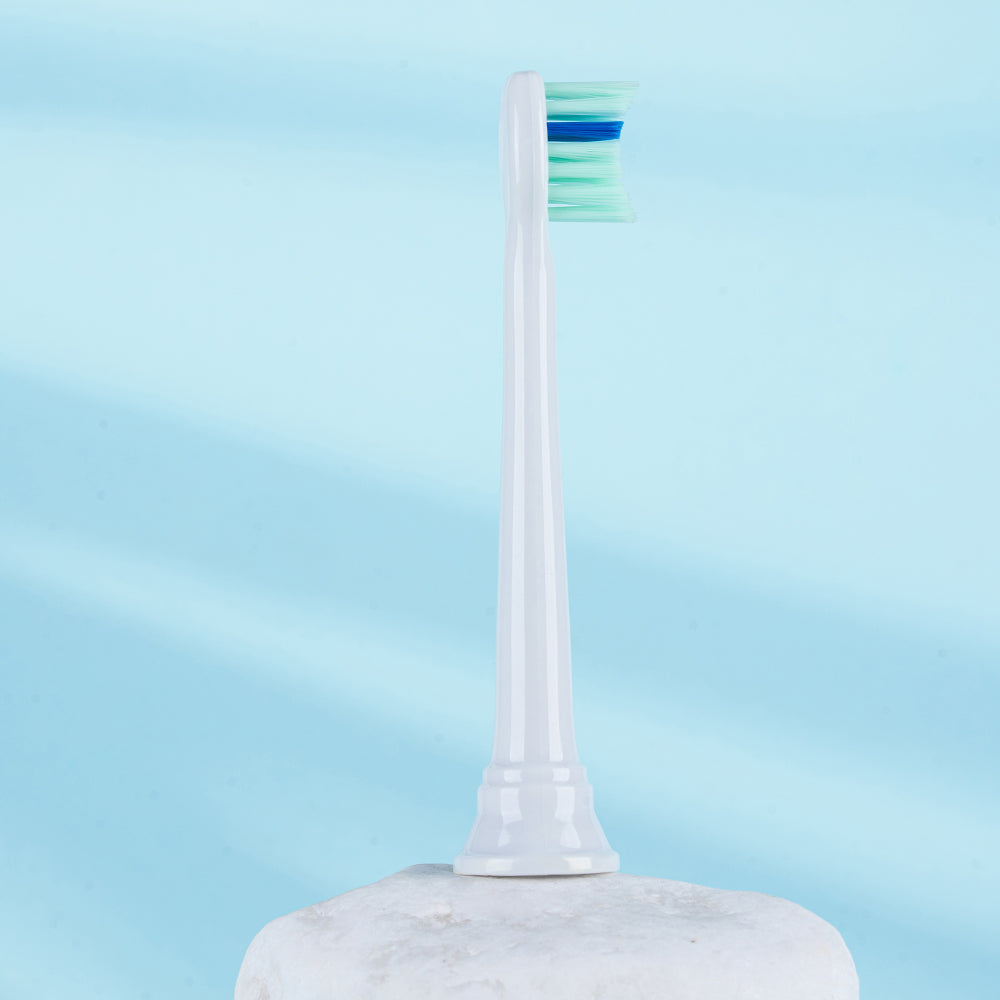 Replacement Toothbrush Heads Compatible with Philips Sonicare- Total Clean (8 Pack), Compact, White