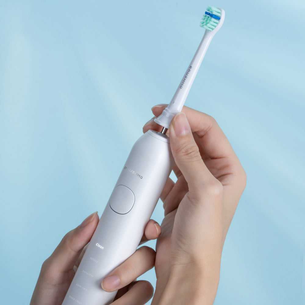 Replacement Toothbrush Heads Compatible with Philips Sonicare- Total Clean (8 Pack), Compact, White