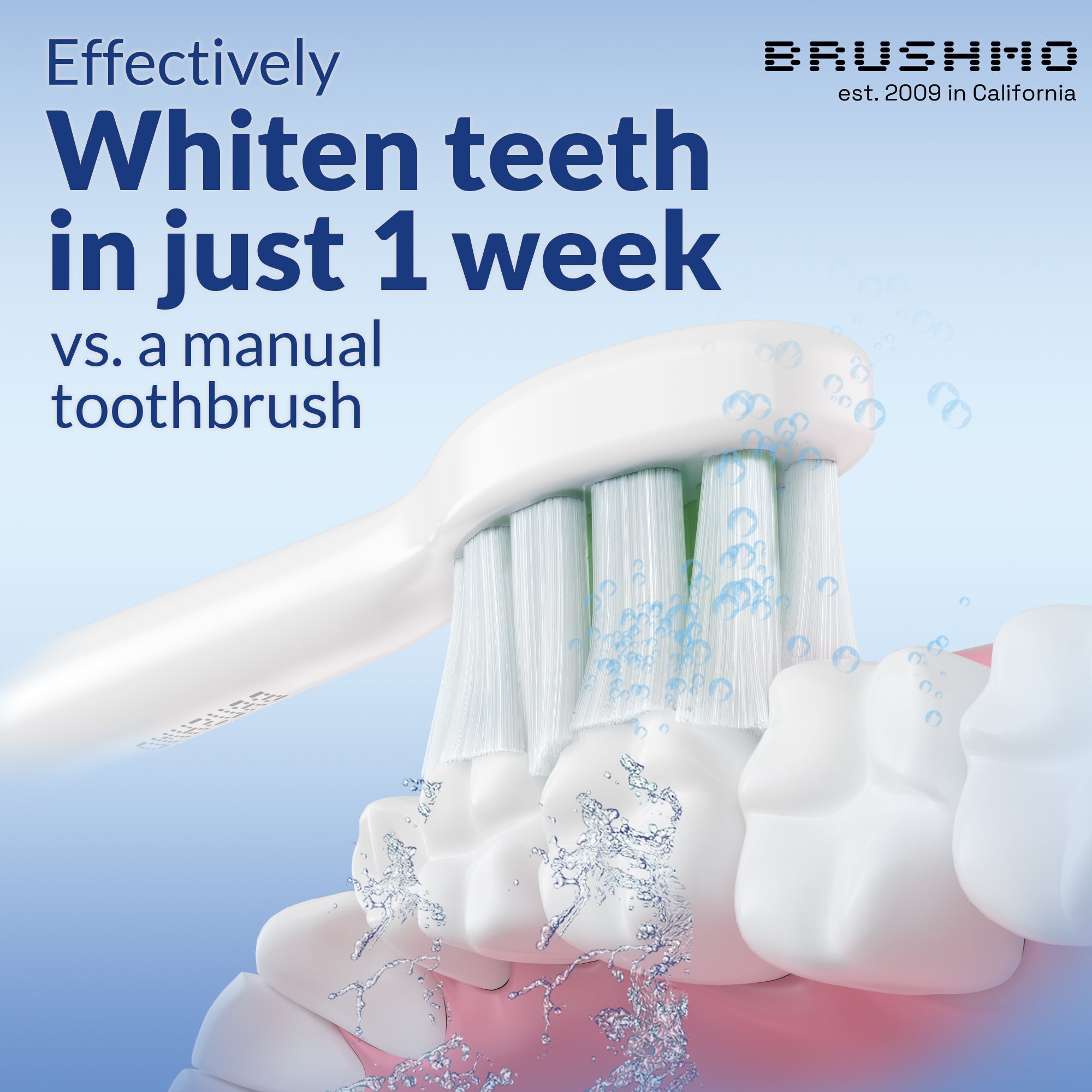 Whitening Replacement Toothbrush Heads Compatible with Philips Sonicare DiamondClean - 8 Pack, White