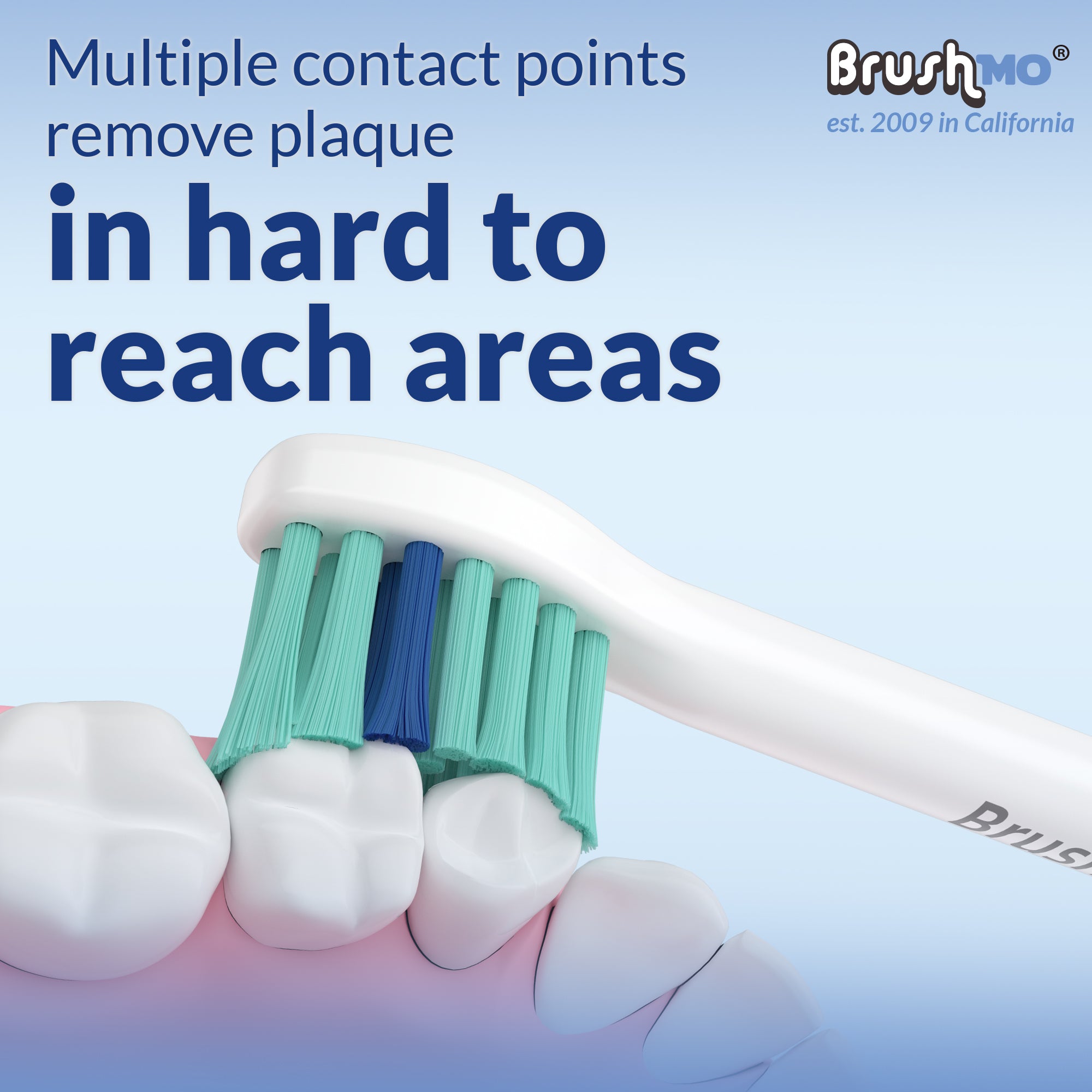 Replacement Toothbrush Heads Compatible with Sonicare e-Series HX7012, 6 Pack Compact