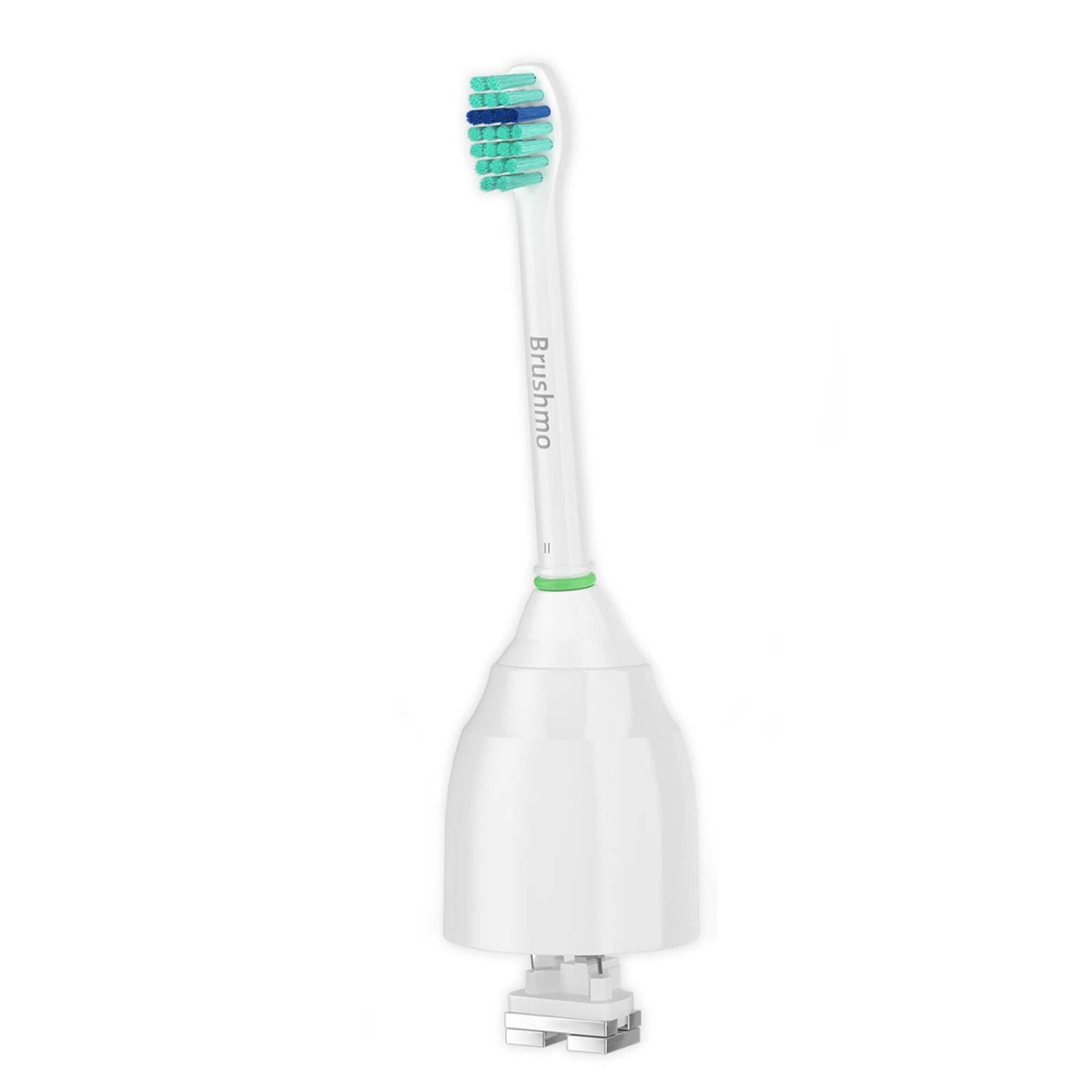 Compact Total Clean e-Series Replacement Toothbrush Heads Compatible with Philips Sonicare e-Series - 6 Pack, White