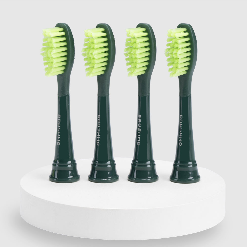 Replacement Toothbrush Heads Compatible with Philips Sonicare One - 4 Pack, Sage Green