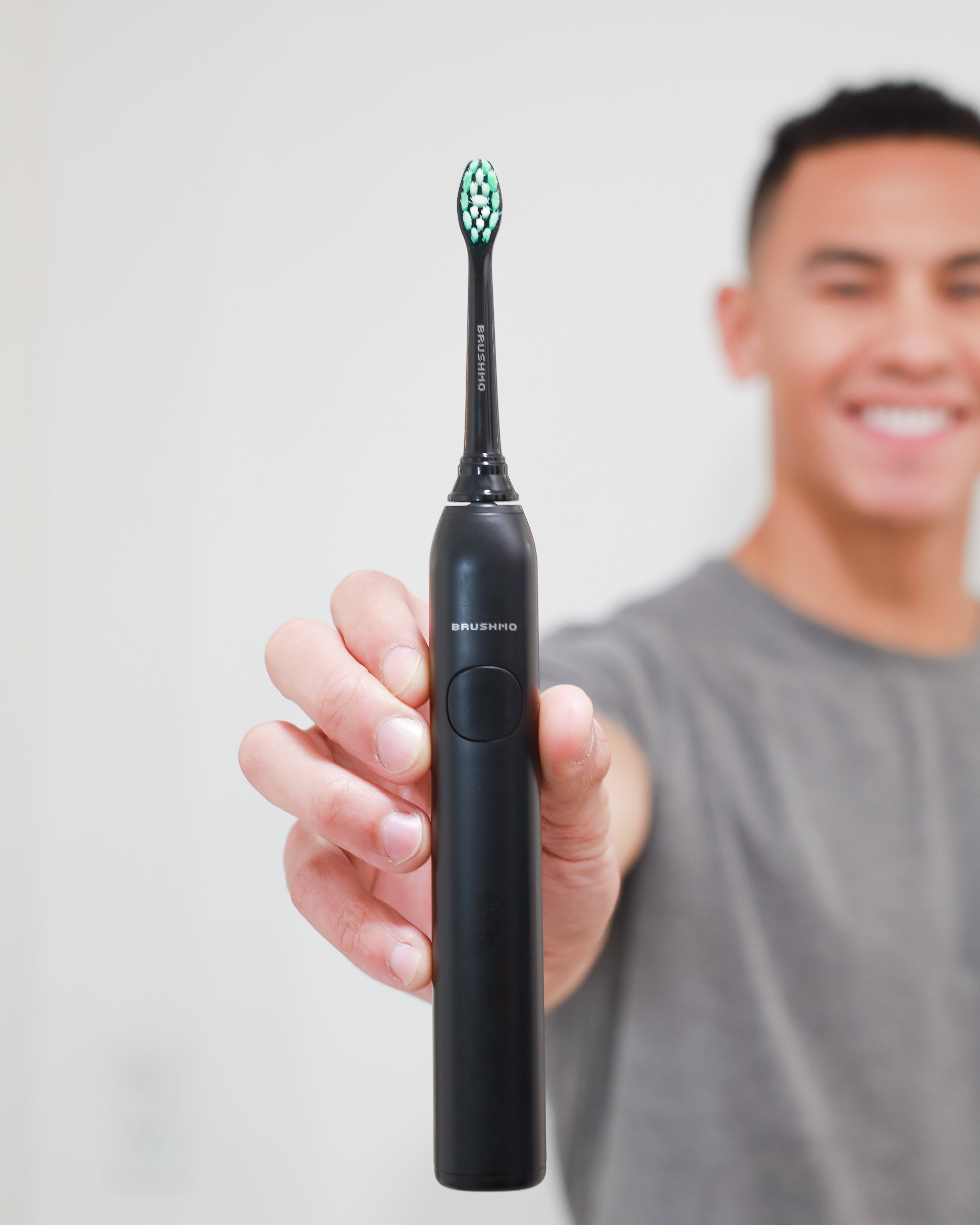 Super Sonic Toothbrush, Compatible with Philips Click-on Handles, Black