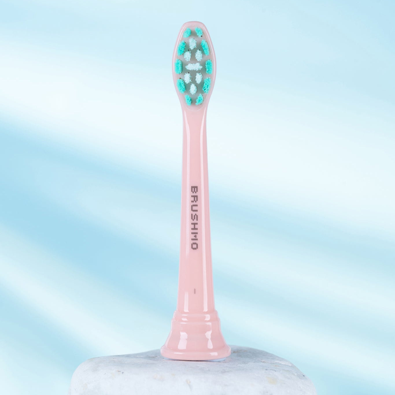 Plaque Control Replacement Toothbrush Heads Compatible with Philips Sonicare - 8 Pack, Pink