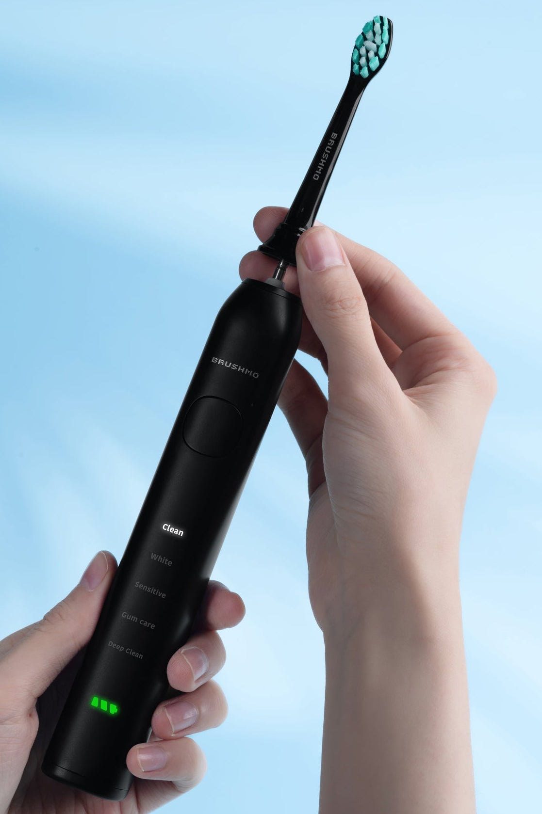 Plaque Control Replacement Toothbrush Heads Compatible with Philips Sonicare - 8 Pack, Black