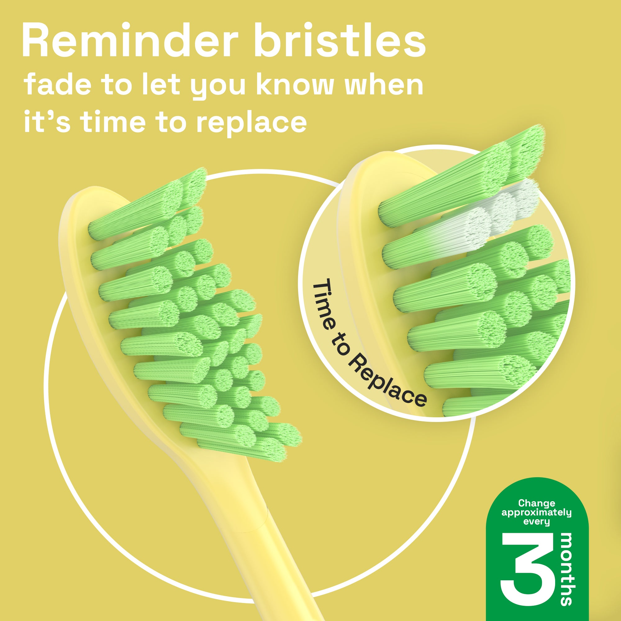 Replacement Toothbrush Heads Compatible with Philips Sonicare One - 4 Pack, Mango