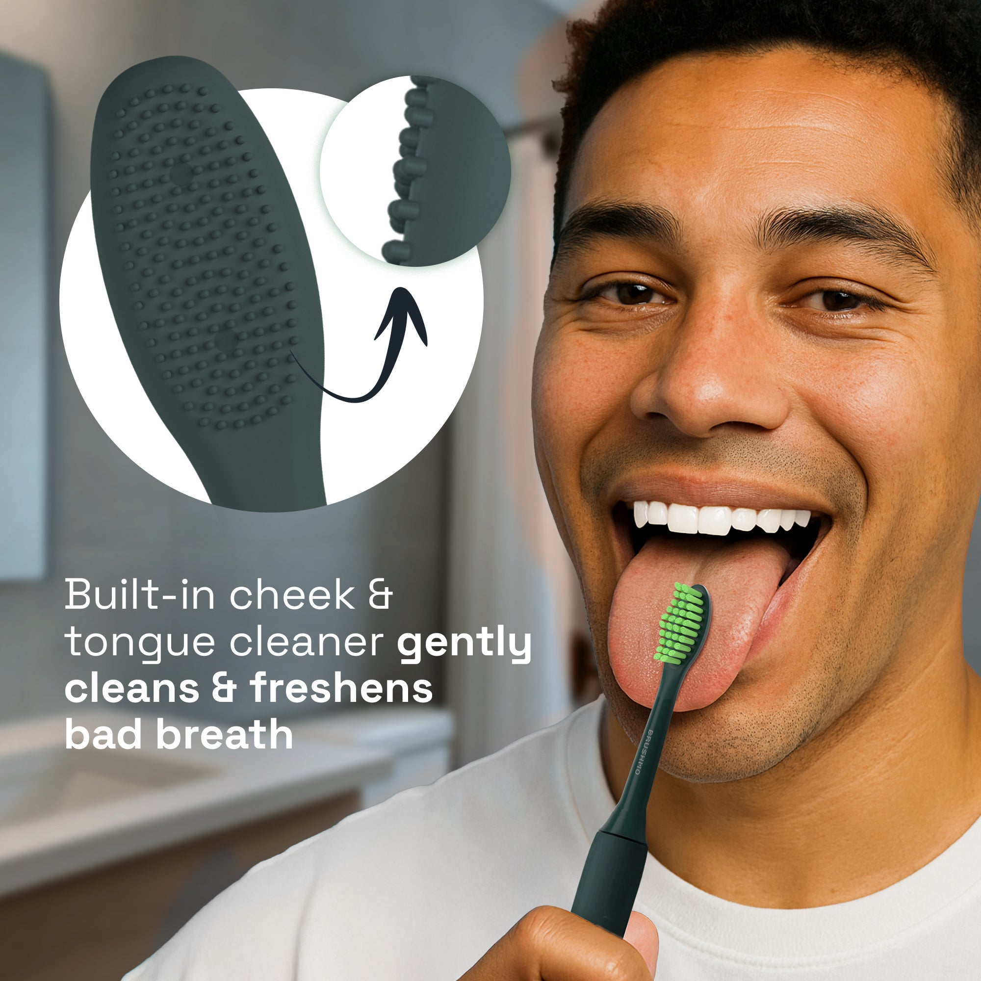 Replacement Toothbrush Heads Compatible with Philips Sonicare One - 4 Pack, Sage Green