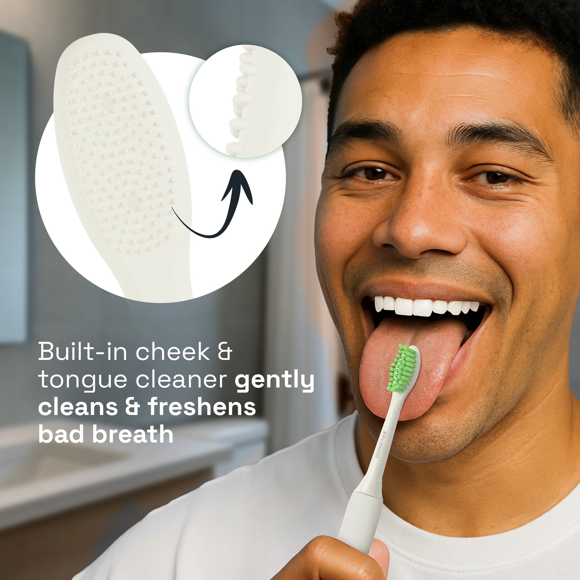 Replacement Toothbrush Heads Compatible with Philips Sonicare One - 4 Pack, Snow White