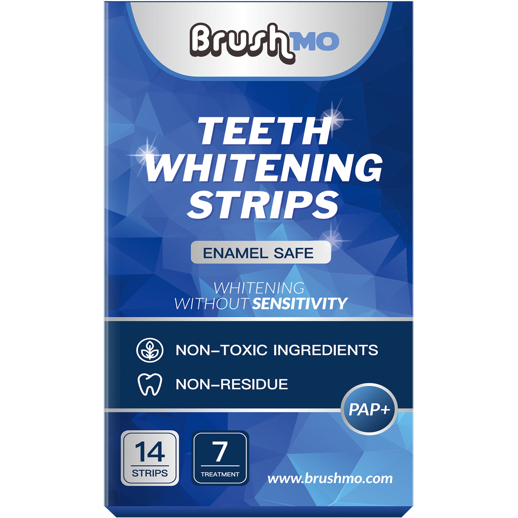 Dentist Formulated PAP+ Teeth Whitening Strips, 7 Treatments (14 Strips)
