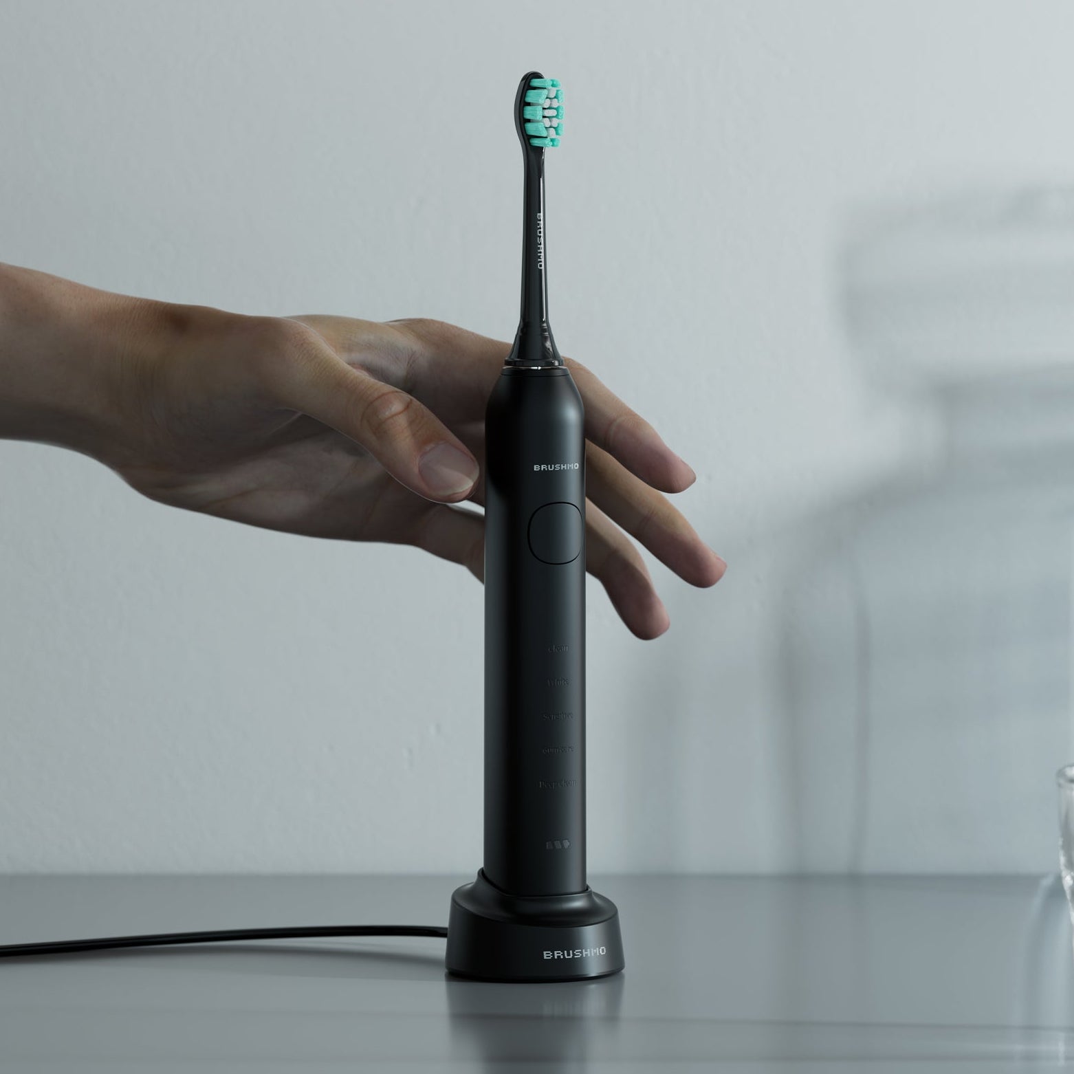 Brushmo Super Sonic Electric Toothbrush - Midnight Black