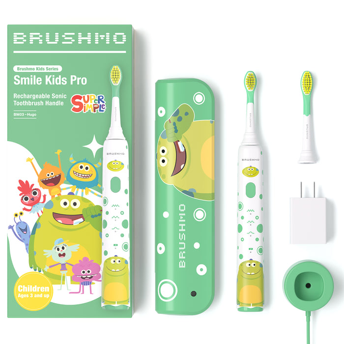 BRUSHMO x Super Simple Songs Kids Sonic Electric Toothbrush BM03 Hugo
