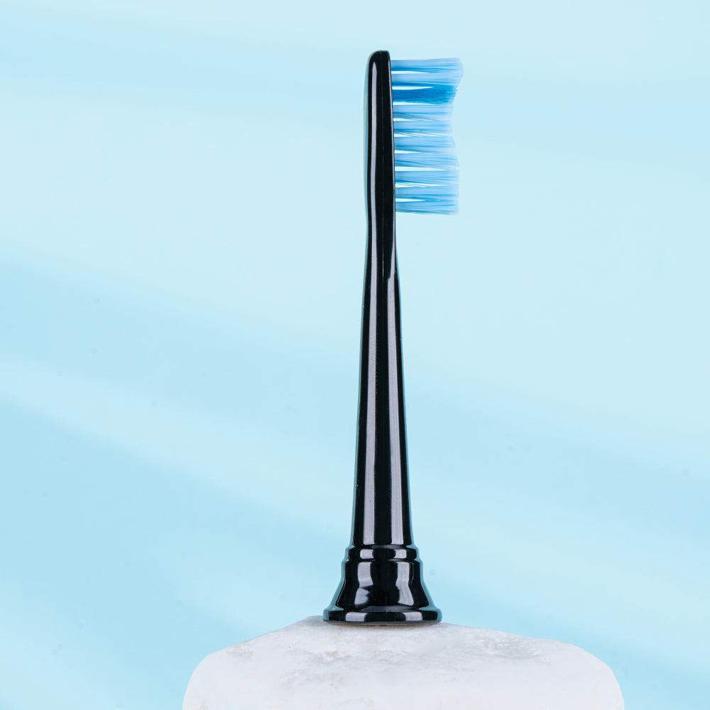 Gum Care Sensitive Replacement Toothbrush Heads Compatible with Philips Sonicare - 8 Pack, Black