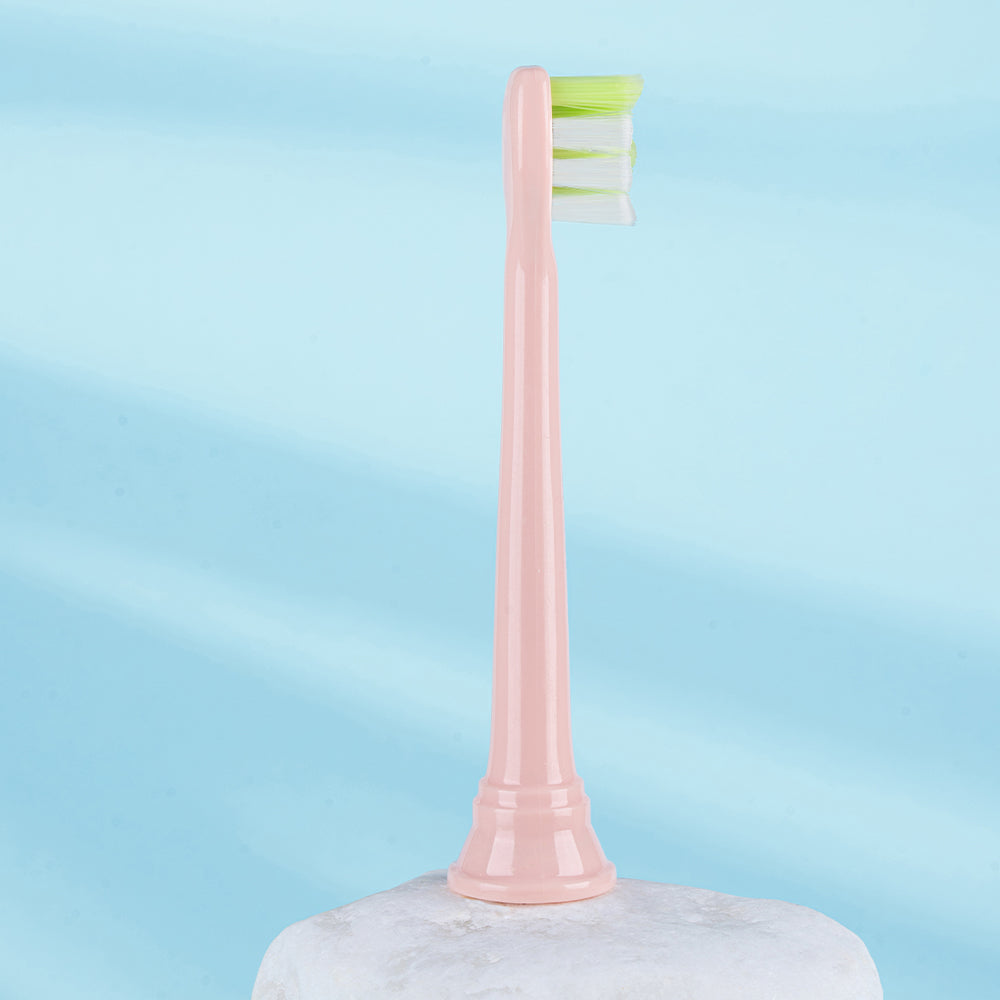 Compact Whitening Replacement Toothbrush Heads Compatible with Sonicare DiamondClean - 8 Pack, Pink