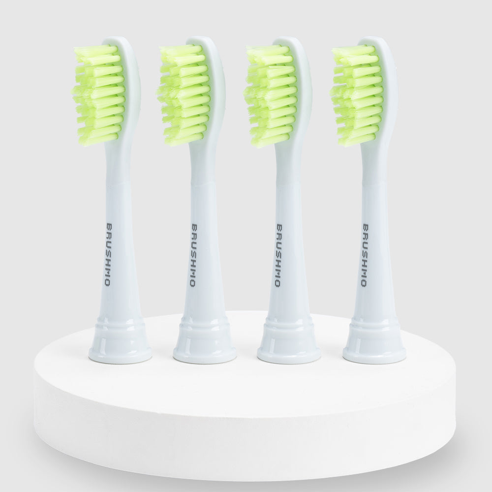 Replacement Toothbrush Heads Compatible with Philips Sonicare One - 4 Pack, Mint Light Blue