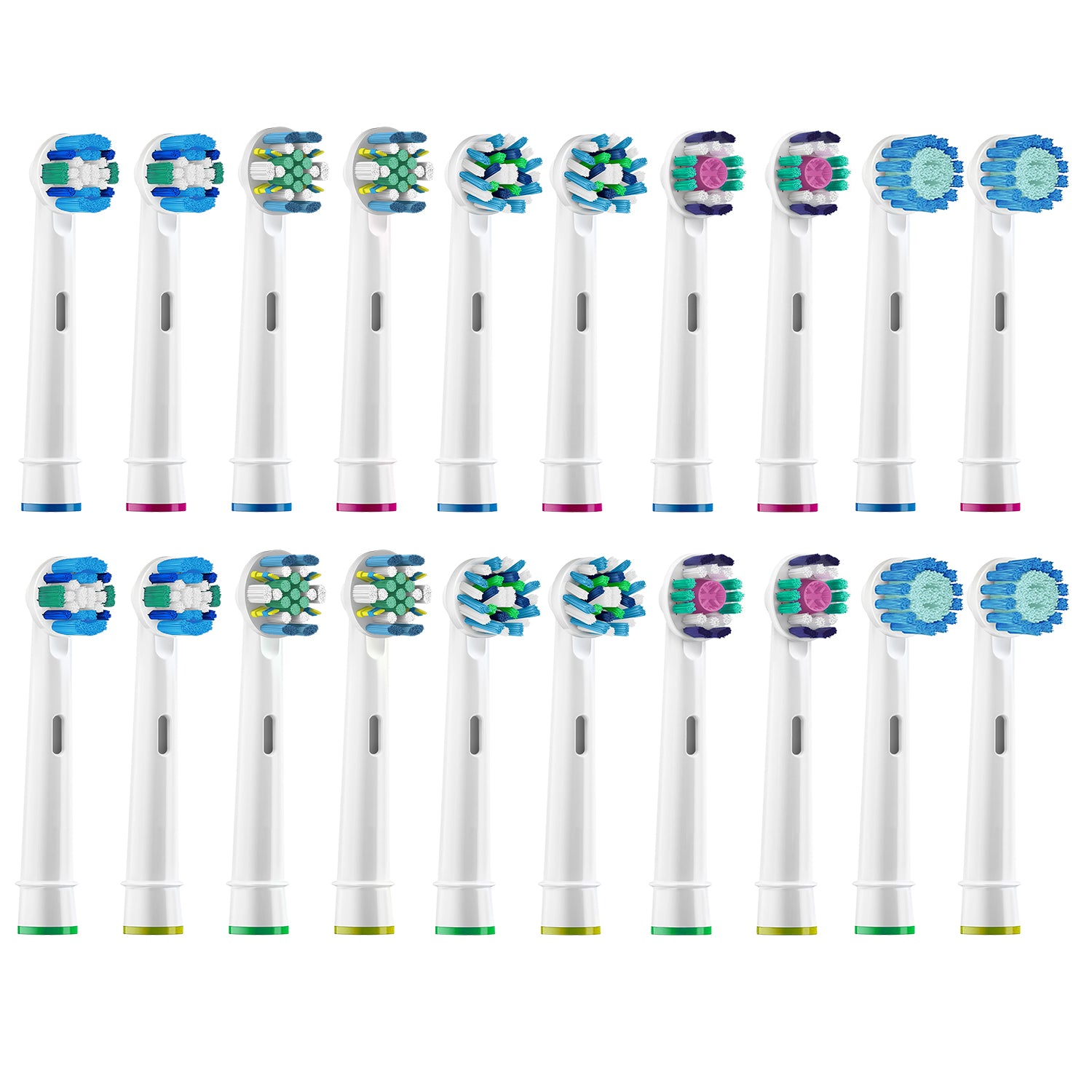 Replacement Toothbrush Heads Compatible for OralB EB25, 8 Pack